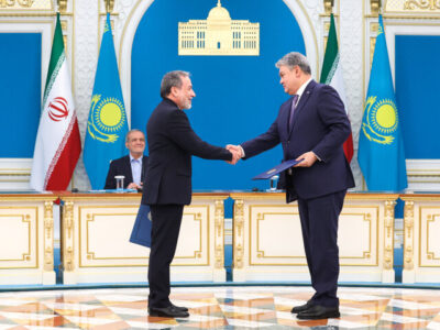 امضا و تبادل ۷ سند و تفاهمنامه همکاری دوجانبه میان ایران و قزاقستان