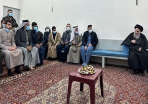 جدیدترین تصویر از دیدار مردمی آیتالله سیستانی