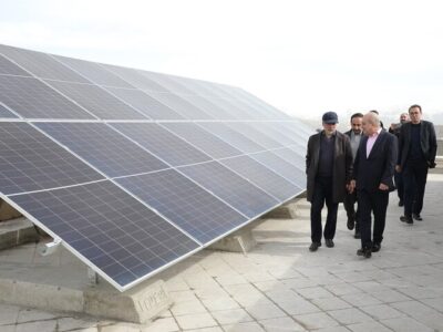 نیروگاه خورشیدی ۱۱۰ کیلوواتی در منطقه نوآوری ایران افتتاح شد