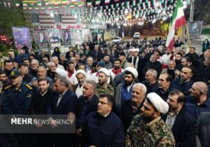 اجتماع باشکوه مردم بیله سوار در شب پنجاه و دوم