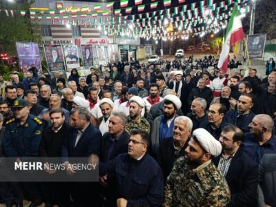 اجتماع باشکوه مردم بیله سوار در شب پنجاه و دوم