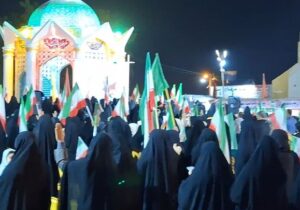 اجتماع شبانه مردمی در گناوه