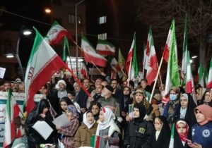 تجمع باشکوه مردم دیار گروس در حمایت از وطن