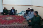 دیدار مسئولان با رزمنده جنگ تحمیلی سوم در کنگان