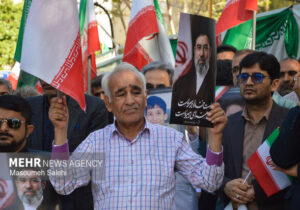 راهپیمایی حماسی جانفدایان در گلپایگان