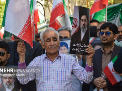 راهپیمایی حماسی جانفدایان در گلپایگان