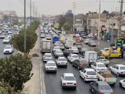 وضعیت تردد در بزرگراههای تهران / این بزرگراهها پر ترافیک گزارش شد