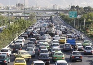 وضعیت تردد معابر و بزرگراه های تهران اعلام شد