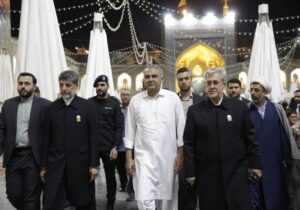تشرف وزیر کشور پاکستان به حرم مطهر امام رضا(ع)