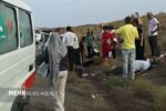 تصادف اتوبوس تهران-مشهد با ۳۰ سرنشین در میامی؛  ۴ مصدوم انتقال یافتند
