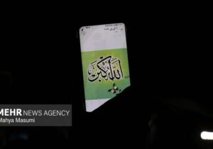 تصاویری از تجمعات مردمی در ورامین