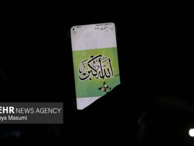 تصاویری از تجمعات مردمی در ورامین