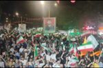 فریاد «اللهاکبر، خامنهای رهبر» مردم خرمآباد