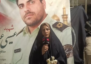 مردم محله سیدی مشهد میزبان پیکر مطهر شهید نیروی انتظامی «عیسی عباسی»