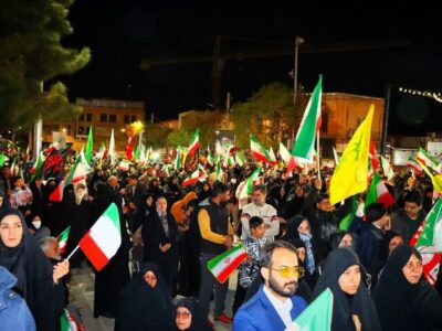 هشتاد و یکمین شب حضور ساوجیها در حمایت از رهبر معظم انقلاب