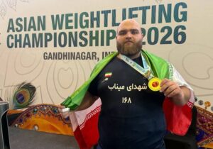 وزنهبردار سنگینوزن ایران ازدواج کرد