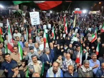 پرچم‌داری بروجردی‌ها در سنگر خیابان با فریاد «یا علی»
