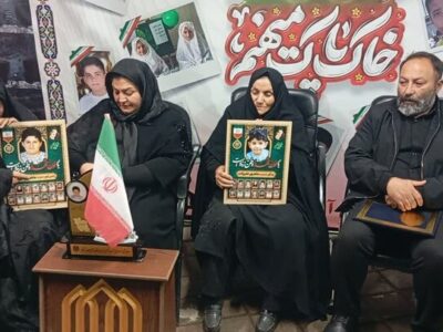 گرامیداشت یاد ماهان و ماهور در موکب «فرشتگان آسمانی» ائل‌گلی تبریز