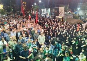 گزارش خبرنگار مهر از هشتاد و هشتمین قرار شبانه مردم آستانه