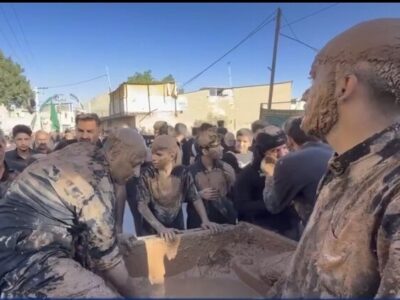 آیین گل‌زنی و آقا سلام در شهر بن