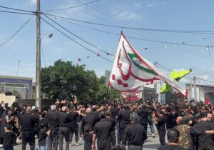 اجتماع هیئت‌های عزاداری در روستای جامخانه