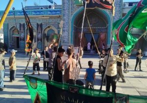 اقامه عزا از سوی کودکان در سومین روز  ماه محرم