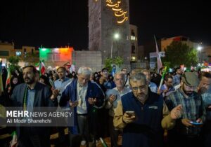 اقامه نماز استغاثه در منطقه ۱۱ مشهد