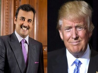 امیر قطر خطاب به ترامپ: راه‌حل‌های سیاسی و گفت‌وگو باید اولویت یابد