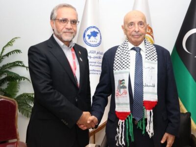 تأکید ایران و لیبی بر توسعه روابط پارلمانی