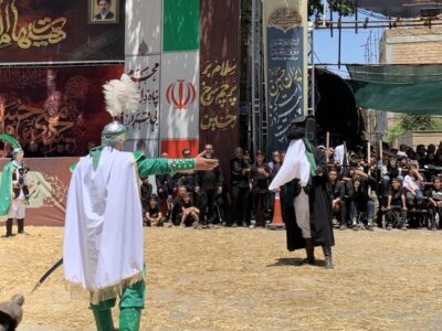 تصاویری از آیین تعزیه خوانی با قدمت ۶۰ ساله روز عاشورا در ارومیه