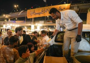 خدمترسانی موکب ها به زائران عید غدیر در نجف اشرف