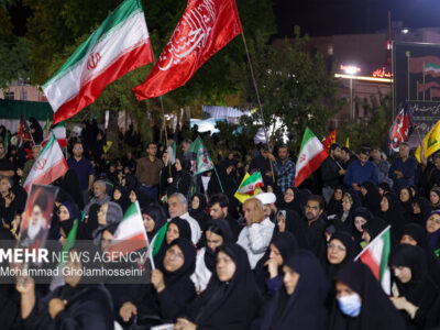 دانسفهان؛ شب ۱۰۸ در سایه پرچم عزای حسینی