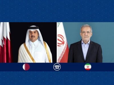 رایزنی تهران و دوحه درباره تحولات منطقه / تقدیر رئیس‌جمهور از نقش قطر در روند دیپلماسی