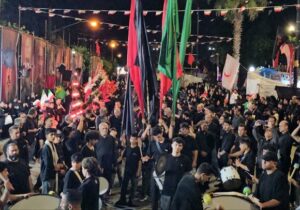 شب هفتم محرم؛ آستارا یکپارچه در سوگ سالار شهیدان