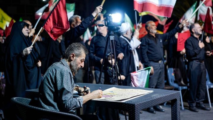عباس ناصری کاریکاتوریستِ روایتگر جنگ تجلیل شد؛ ۱۰۰ قاب از جنگ رمضان عباس ناصری کاریکاتوریستِ روایتگر جنگ تجلیل شد؛ ۱۰۰ قاب از جنگ رمضان