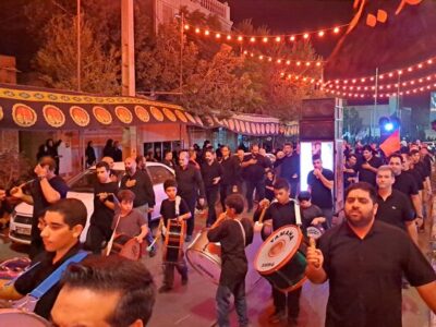 عزاداری شب عاشورای حسینی در اردستان