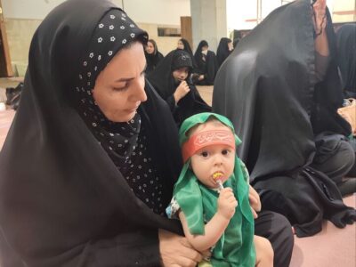 همایش شیرخوارگان در مهدیه سنندج؛ نذر مادران برای تربیت سربازان حسینی