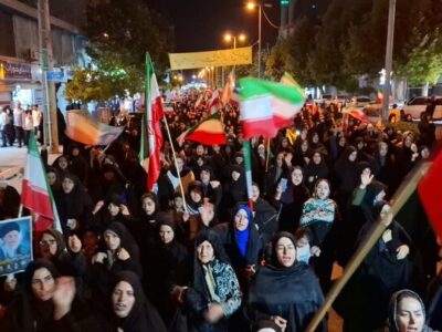 همنوایی مردم نکا با شعارهای علوی و انقلابی