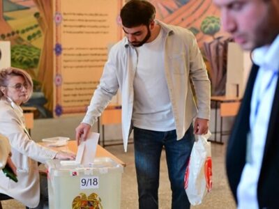 پایان رأی‌گیری در انتخابات پارلمانی ارمنستان