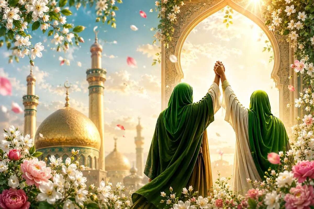 پیام تبریک عید غدیر ۱۴۰۵ / متن و تصاویر زیبا برای تبریک به سادات پیام تبریک عید غدیر ۱۴۰۵ / متن و تصاویر زیبا برای تبریک به سادات