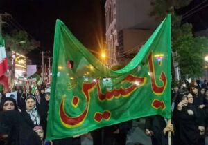 یکصدو نهمین شب راهپیمایی مردم ساوه در بیعت از امامین انقلاب اسلامی