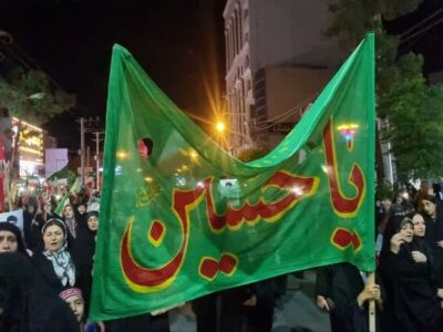 یکصدو نهمین شب راهپیمایی مردم ساوه در بیعت از امامین انقلاب اسلامی