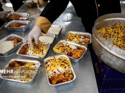 ۸ هزار نفر در عزاداری عاشورای حسینی در شاندیز اطعام شدند