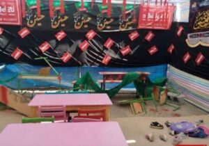 بازسازی نمادین کلاس درس میناب در مرز باشماق؛ روایتی از رنج کودکان جنگ