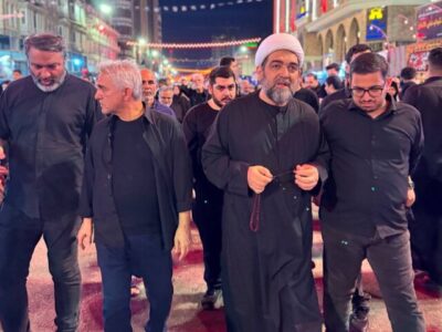 کاروان اهالی هنر و رسانه به کربلا رسید؛ زیارت به نیایت از رهبر شهید