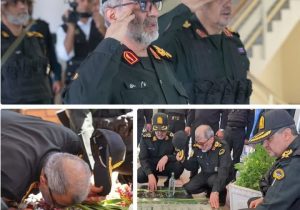 تجدید میثاق جانشین فرمانده انتظامی کشور با آرمان های شهدا در کرمان
