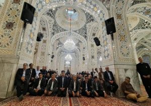 تجدید میثاق مدیران نظام سلامت با آرمانهای رهبر شهید در جوار حرم رضوی