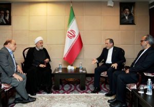 دیدار نائب رئیس مجلس اعلای اسلامی شیعیان لبنان با عراقچی
