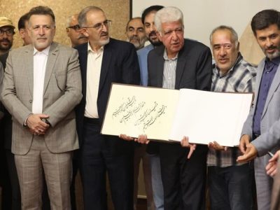 نمایشگاه خوشنویسی «بر بال آیه‌ها» افتتاح شد