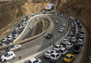 ترافیک سنگین در جادههای شمال